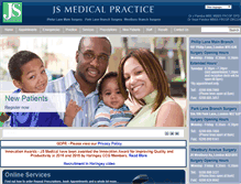 Tablet Screenshot of jsmedicalpractice.com